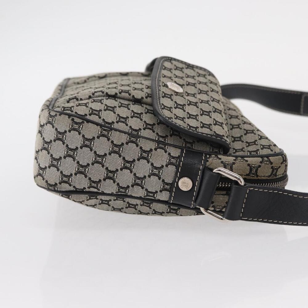 CELINE Macadam Canvas Shoulder Bag Gray Silver Auth ep11913 - Picture 3 of 16